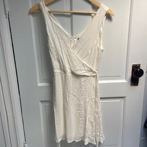 Lulu’s White Wrap Dress